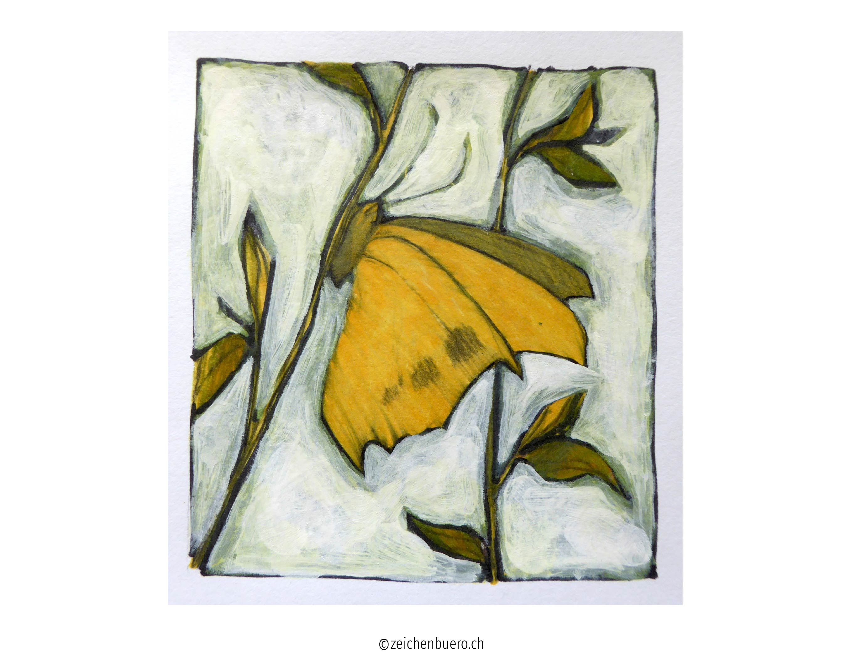 Weg durch Licht und Schatten