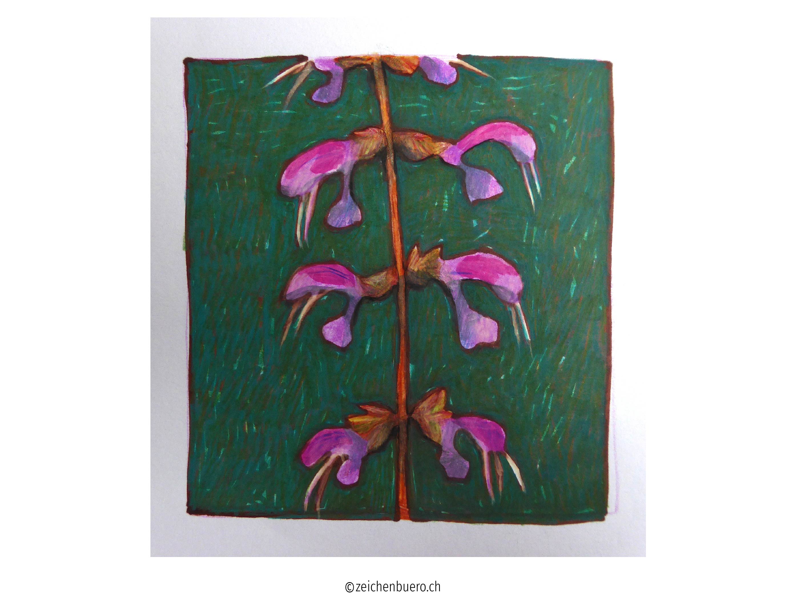 Weg an der Kirche vorbei